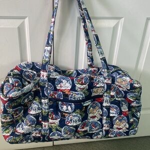 Vera Bradley Large Duffel Travel Bag “Snow Globe” .Brand New